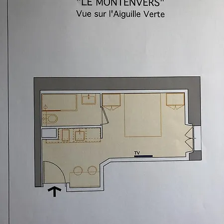 Aiguille Verte & Hotel apartamentowy Chamonix